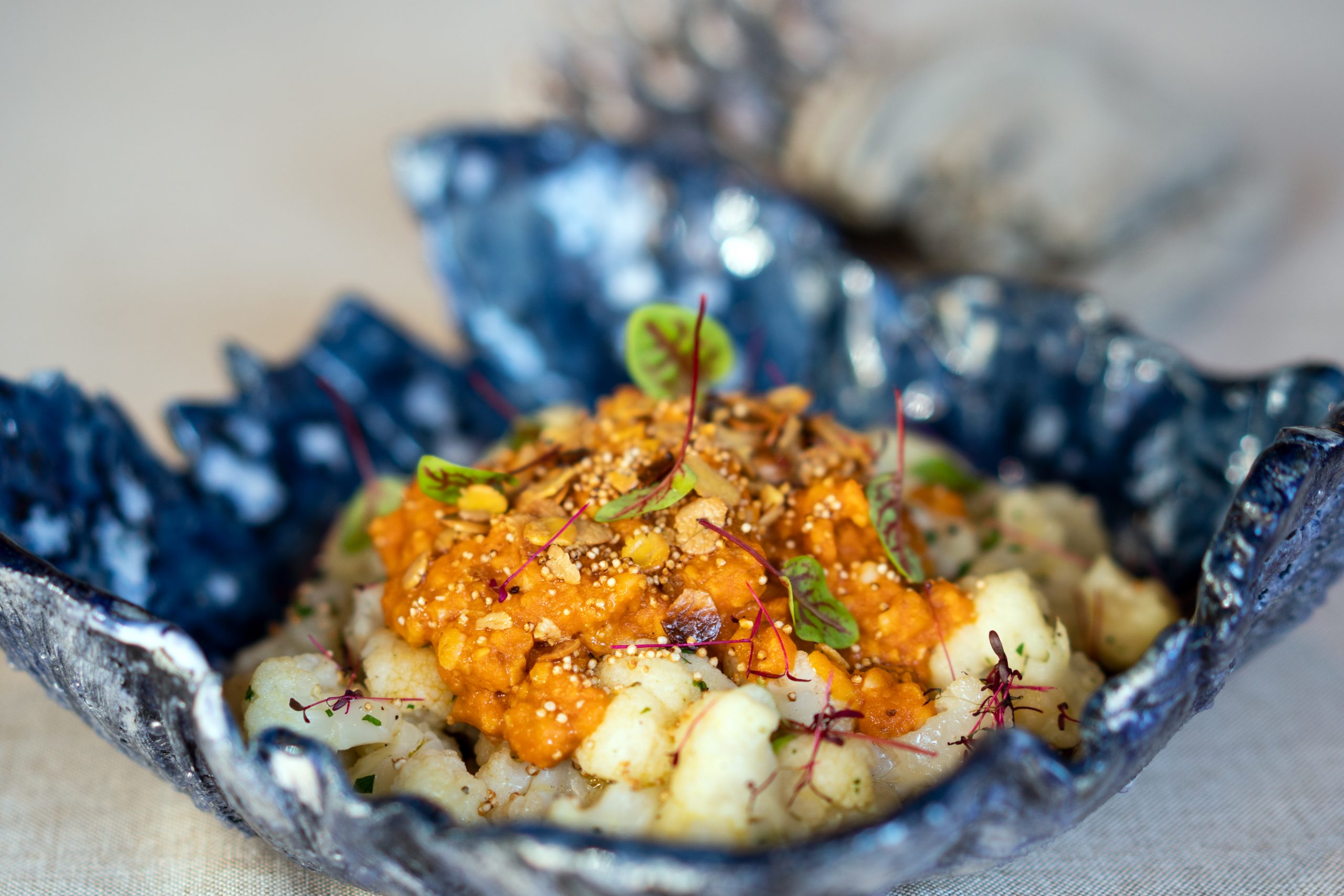 KARFIOL (BLUMENKOHL) MIT TOMATEN-BOHNENSUGO - Essen Lieben